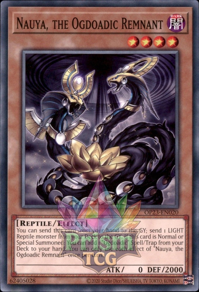 Nauya Ogdoadic Remnant OP23-EN020 Ultra Rare Yugioh Card