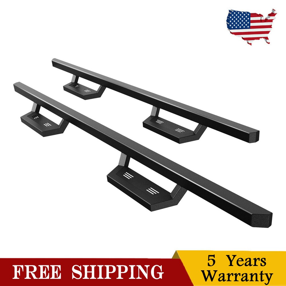 New Side Steps Running Boards For 2015-2022 CHEVY COLORADO CREW CAB Raptor Black