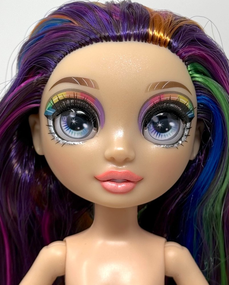 Rainbow High Rockstar Lyric Lucas Nude Articulated Fashion Doll Multi-Color Hair