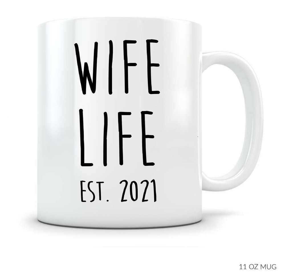 New Wife Mug Gift For Wife Coffee Mug For Bride To Be Future Wife Life Newly