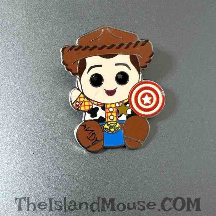 Disney Woody Toy Story Wishable target side chip Pin (U1:142795)