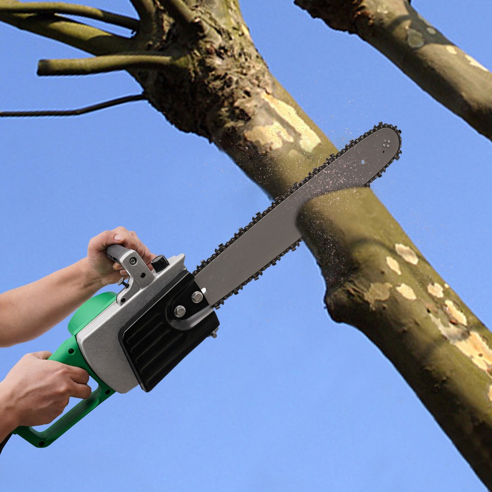 1300W Powerful Handheld Electric Chainsaw for Home Wood Cutting and Pruning