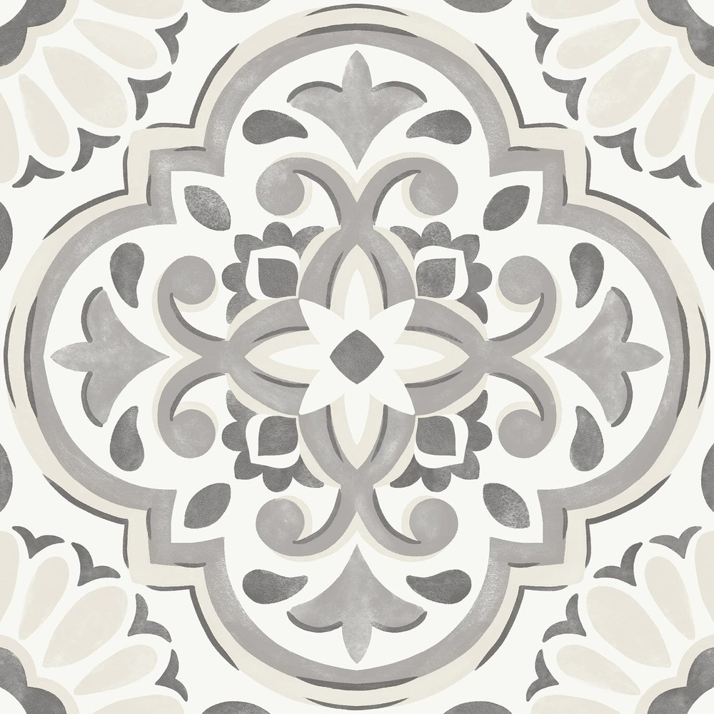 Massimo Gray Peel & Stick Vinyl Floor Tiles for Easy Installation