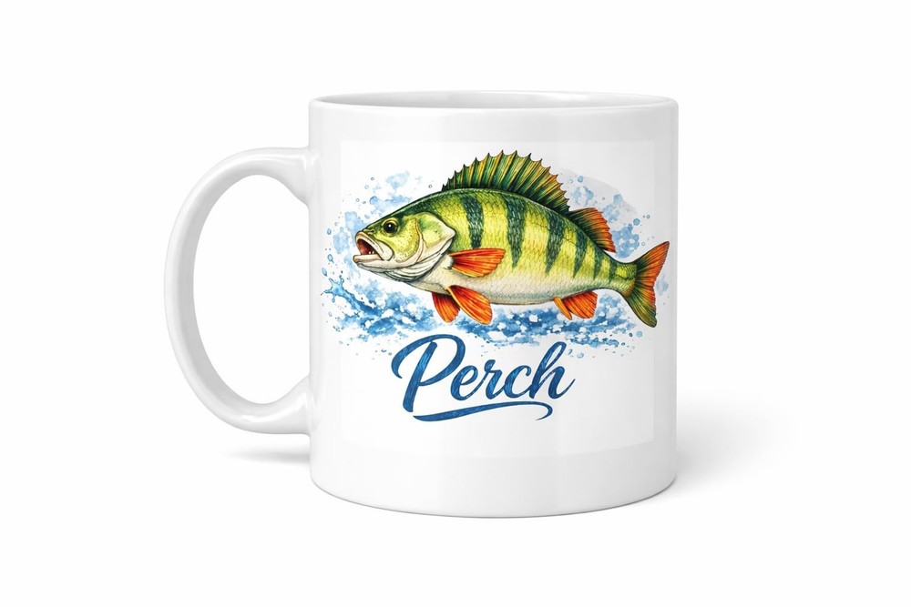 Perch Mug Brew Crew Gifts White Ceramic 11 Oz Dishwasher Safe Gift