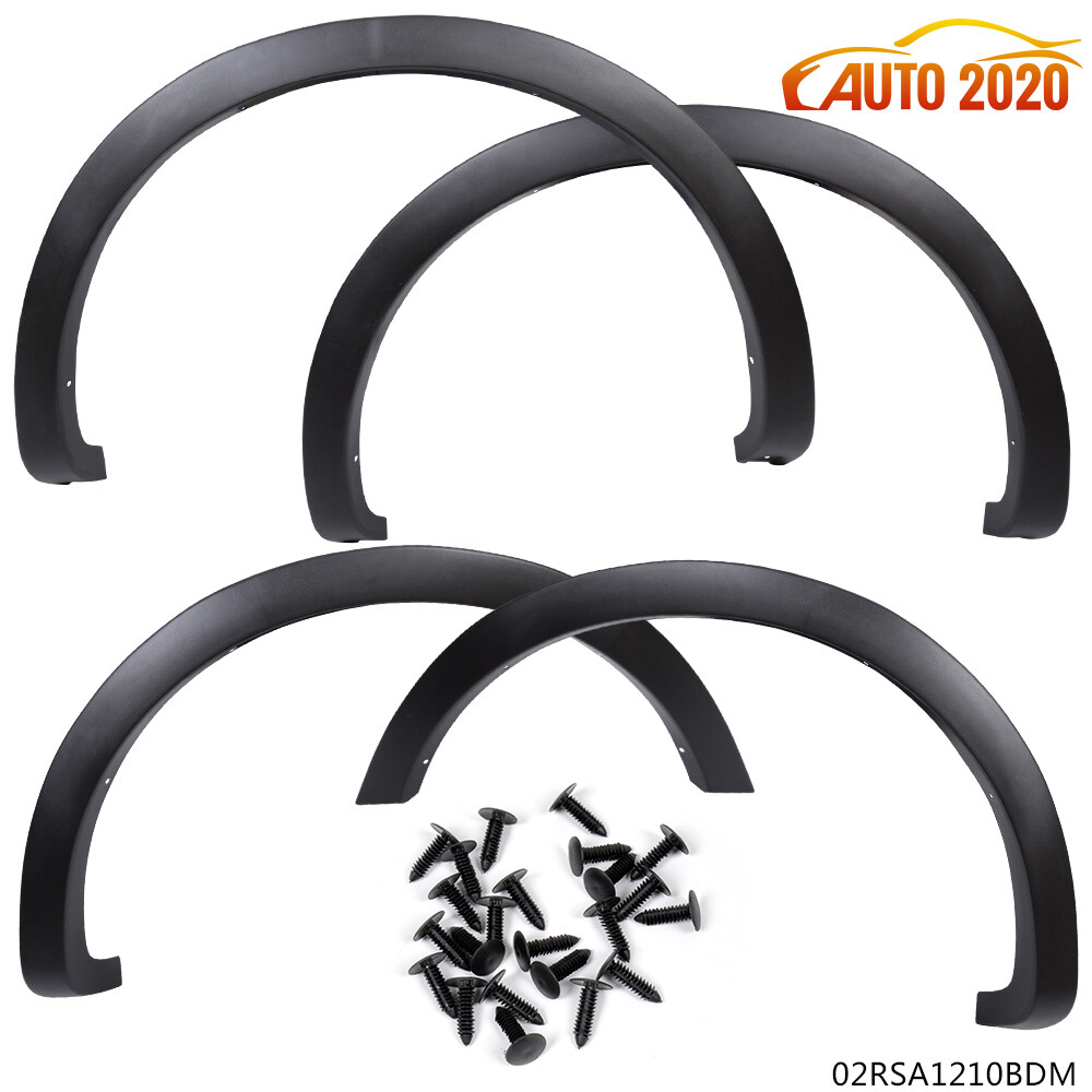 4Pcs Fender Flares Wheel Covers Factory Style Black Fit For 2004-2008 Ford F150