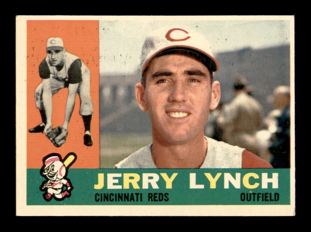 1960 Topps #198 Jerry Lynch EX-MINT Baseball Card *OBGcards*