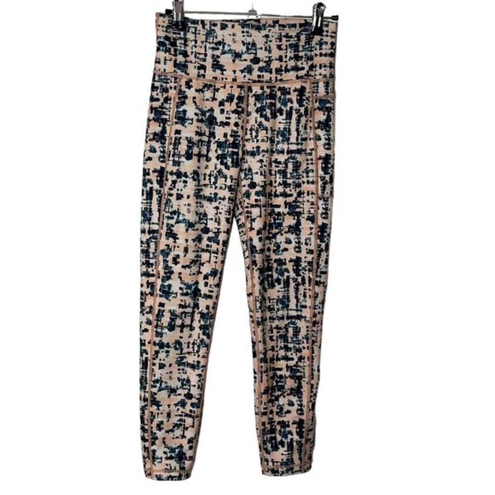 Sweaty Betty Super Sculpt High Rise 7/8 Yoga Leggings Womens Size Small Print