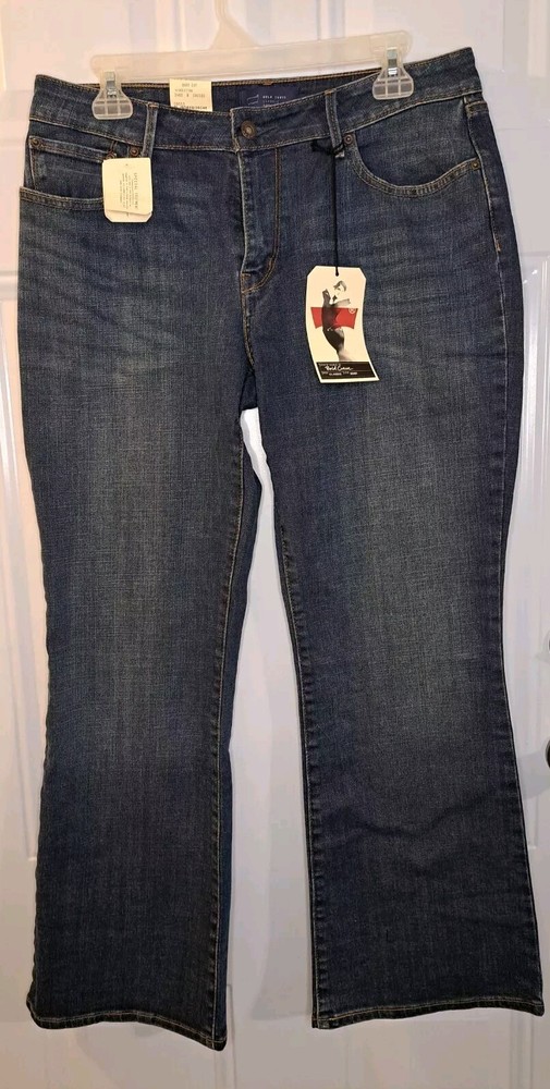 Levis Bold Curve Classic Bootcut Jeans Womens Size 14 32x29 Blue NWT Western