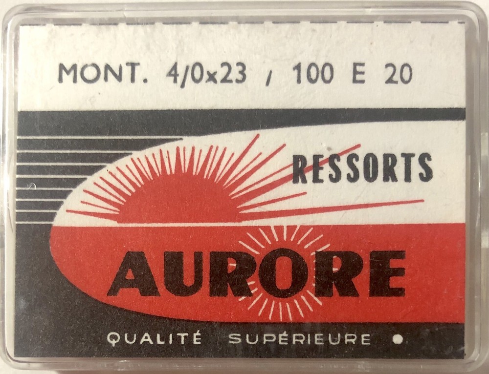 1X=1 Mainspring X 8610 1.00 X 0.07 Ø 6 Watch Spring 100 E 20 4 / 0 X 23