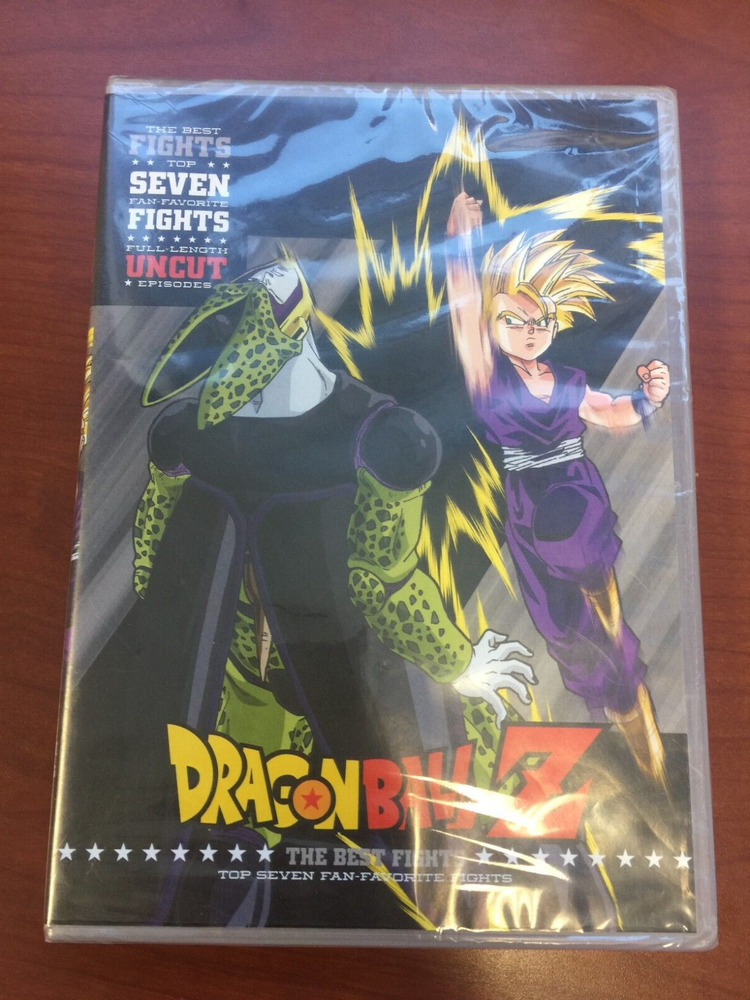 DRAGON BALL Z The Best Fights Top 7 Fan Favorite Uncut DVD - Factory Sealed