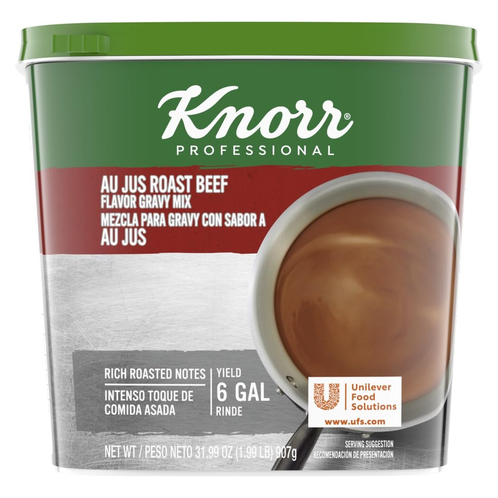 Knorr Professional Au Jus Roast Beef Gravy Mix Easy Prep, No Added MSG, 1.99 Pou