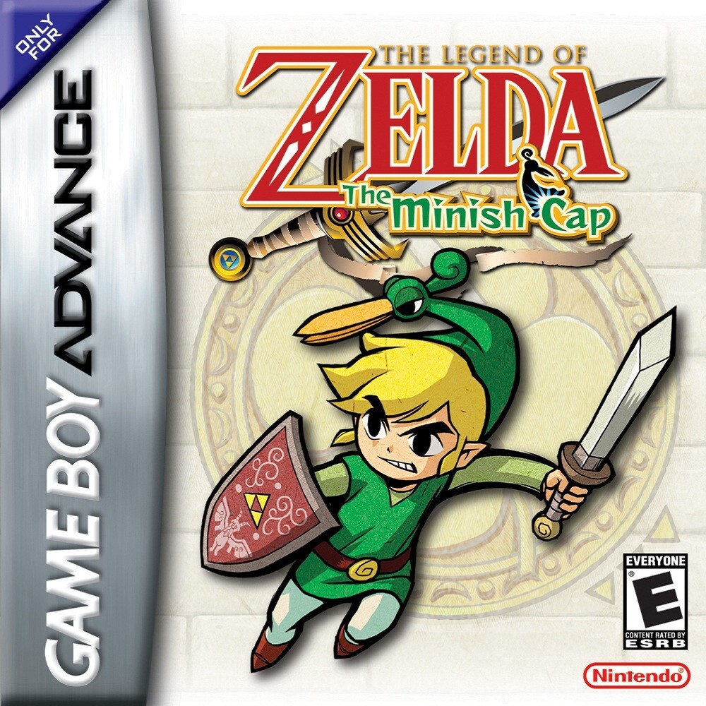 Legend of Zelda The Minish Cap GBA Gameboy Advance Game Cartridge Only Tested