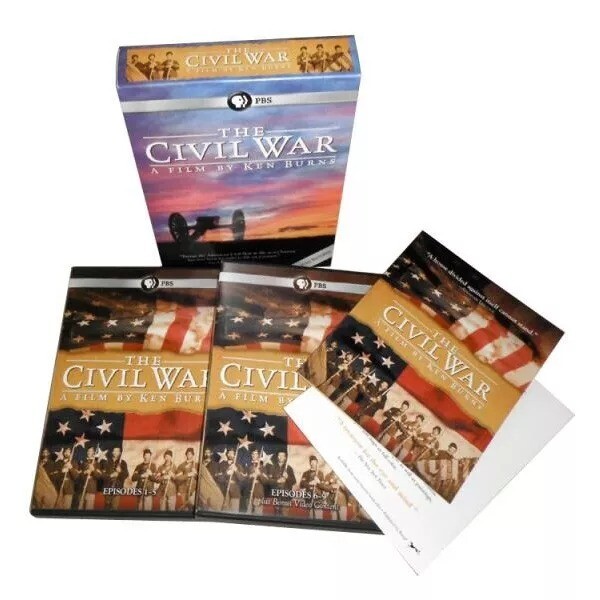 The Civil War :A Film by Ken Burns (DVD, 6-Disc Box Set 25th Anniversary)