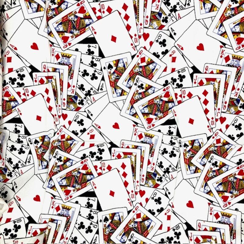 Casino Playing Cards by Timeless Treasures 100% cotton to quilt or sew 1 yard