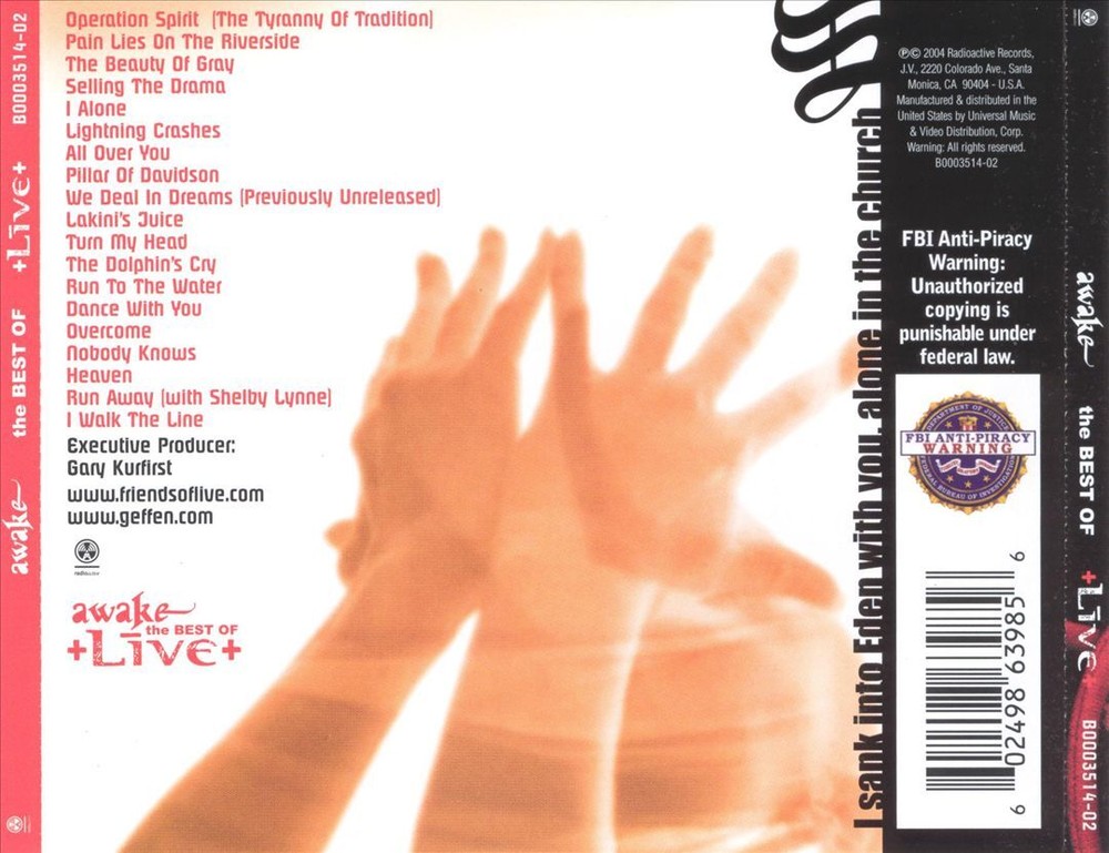 Experience Live Awake with the Best of Live New CD Collection