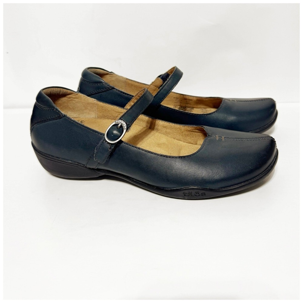 TAOS Women’s Ta Dah Rich Leather Mary Jane Lightweight Shoes Size 8.5 Blue