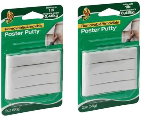 Duck Brand Poster Putty for Mounting (1436912), White