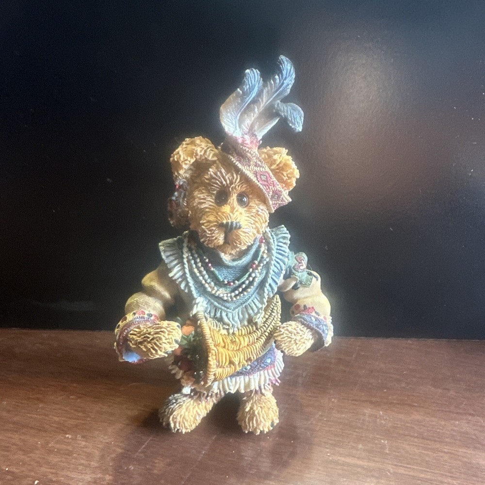 BOYDS BEARS TRUE BLUE SHOE BOX PRINCESS STANDING BEAR