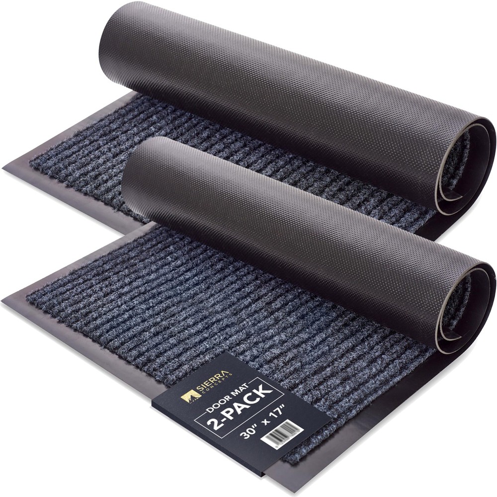 Non-Slip Welcome Doormat for Indoor Outdoor Entryway - Durable Front Entrance Mat