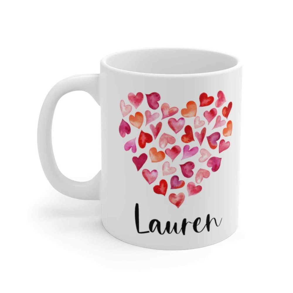 Personalized Name Mug Valentine Name Mug Personalized Valentine Gift Custom Name