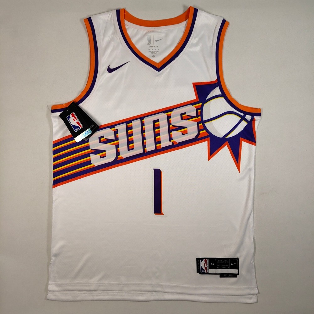 Devin Booker #1 Jersey, White, New