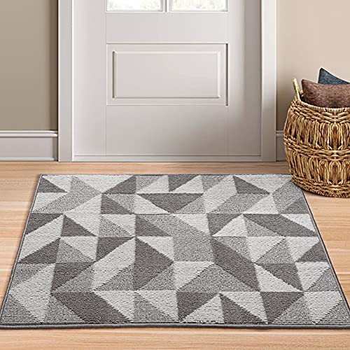 Large 32x40 Grey Absorbent Indoor Doormat for Front or Back Door