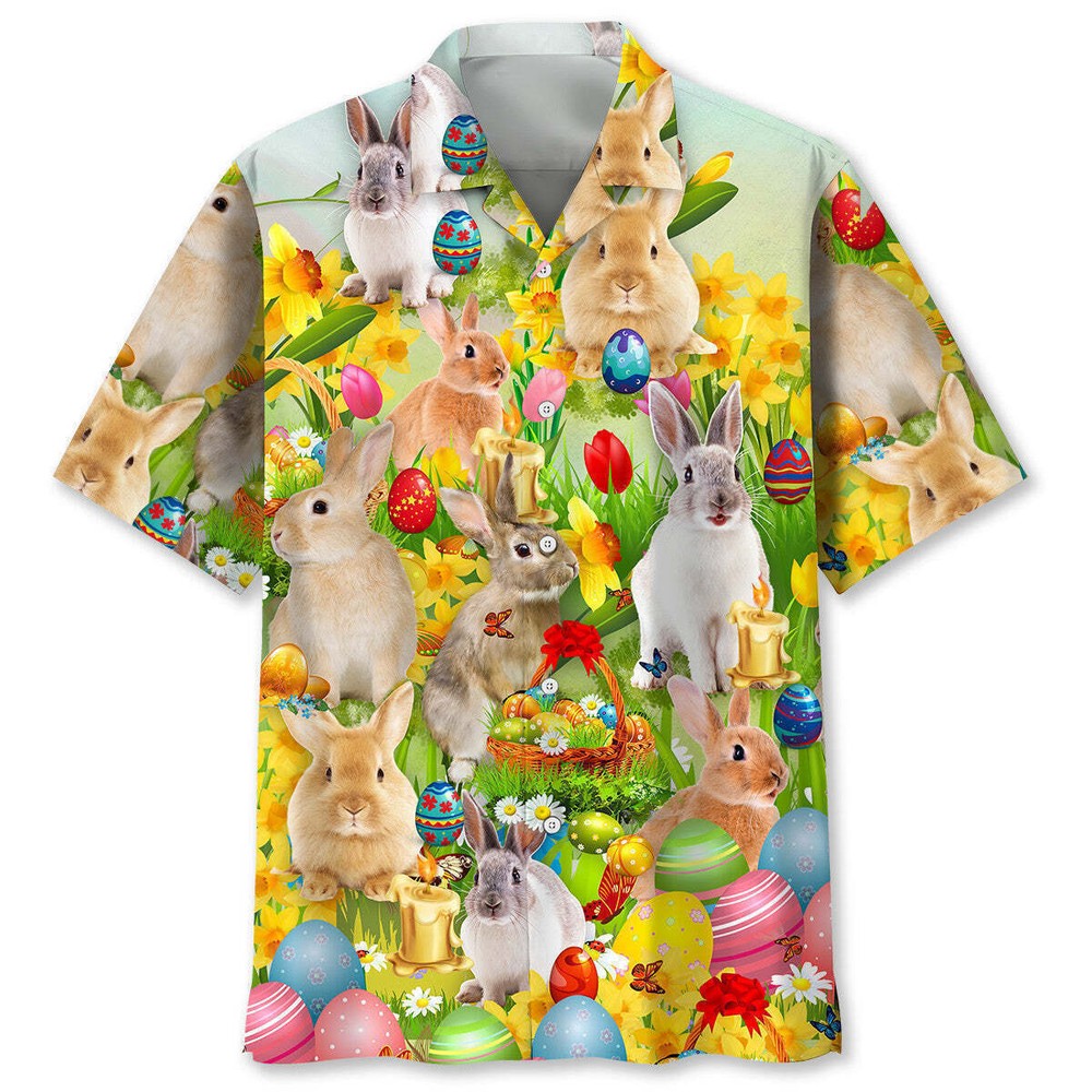 Bunny Easter 3D Hawaii Shirt Mother Day Gift All Over Print Us Size Best Price