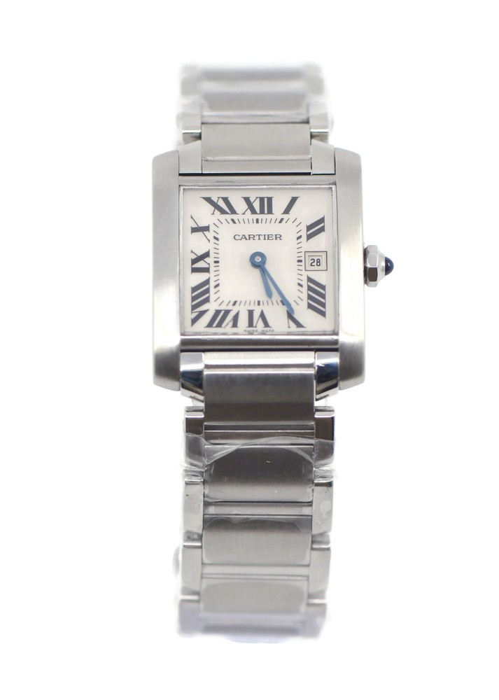 Cartier Tank Midsize Stainless Steel Watch W51011Q3