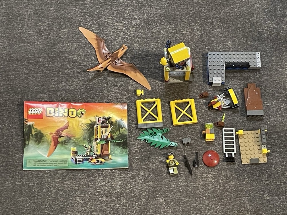 Lego Dino: Tower Takedown 5883 Pterodactyl w/ Manual Incomplete