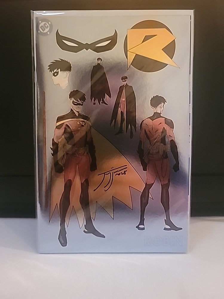 BATMAN #2 NYCC EXCLUSIVE JORGE JIMENEZ FOIL DESIGN SIGNED BY JIMENEZ W/COA