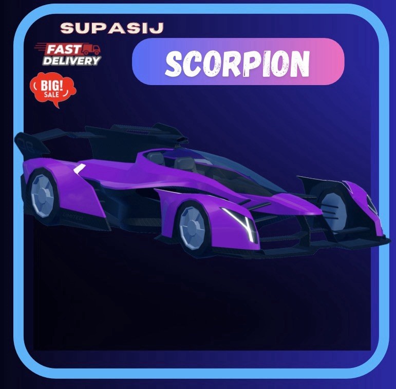Scorpion Car l Roblox Jailbreak💙 - GREAT PRICE Same Day Delivery ⚡️-image