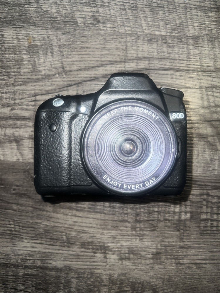 Resin Digital Camera Shape Flower Pot Garden Terrace Planter Ornament