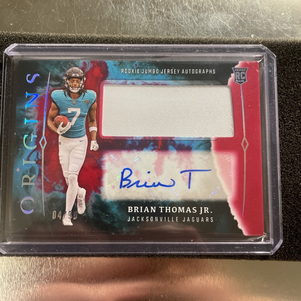 2024 Panini Origins Brian Thomas Jr. RPA Auto Jersey Patch Rookie /99 💎💎🔥