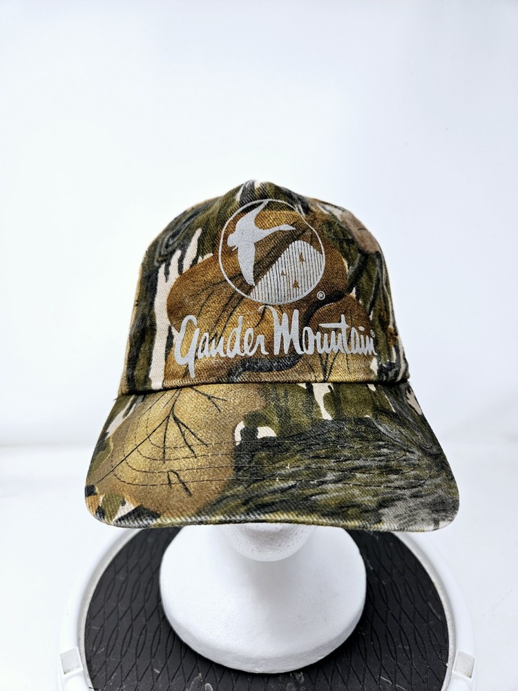 Vintage 80s 90s Mossy Oak Camo Hunting Snapback Hat by Gander Mountain USA Made  