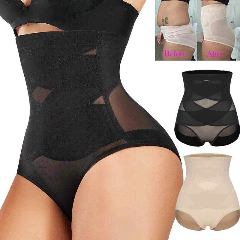 Women's High Waist Tummy Control Shapewear Panty Corset Slimming Underwear