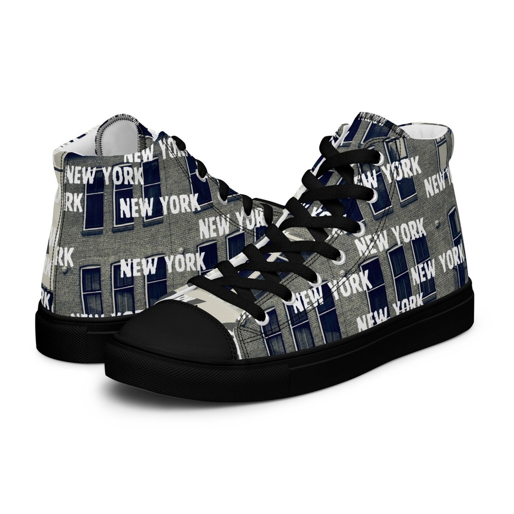 New New York Edition Men Sneakers High Top EVA Canvas Classic Shoes