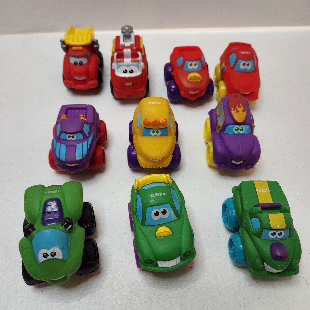 Vintage Tonka Toy Vehicles Lot of 10 Durable Steel Trucks