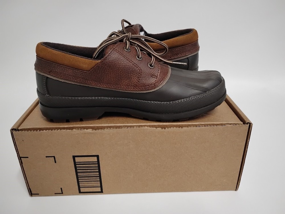 Sperry Men's Footwear Cold Bay 3-Eye Snow Boot, Brown/Tan, Size 8 NEW
