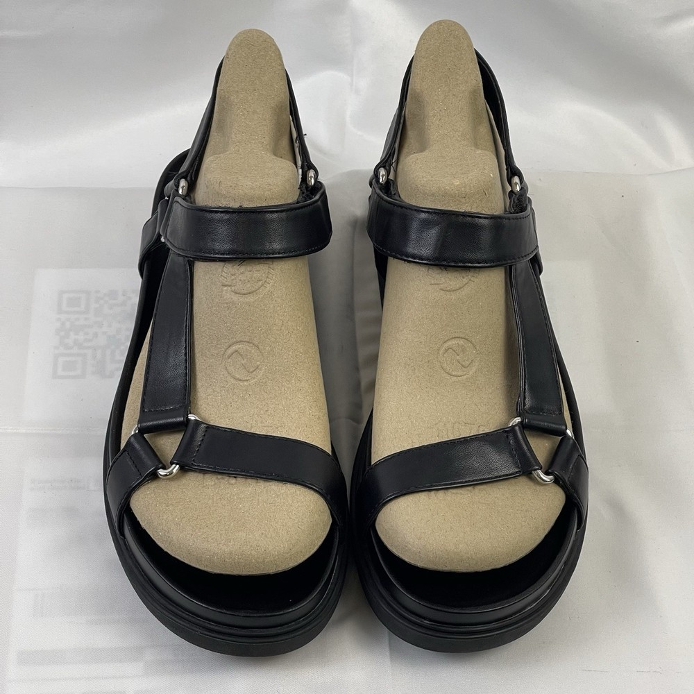 Women's Black Joss Sport Strap Sandals Size 11 by A New Day