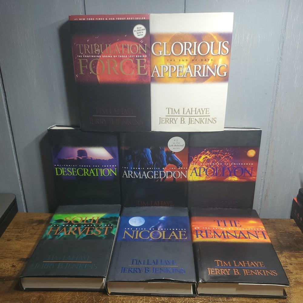 Lot Of 8 Left Behind Series  Books Tim LaHaye Jerry B. Jenkins Hardcovers
