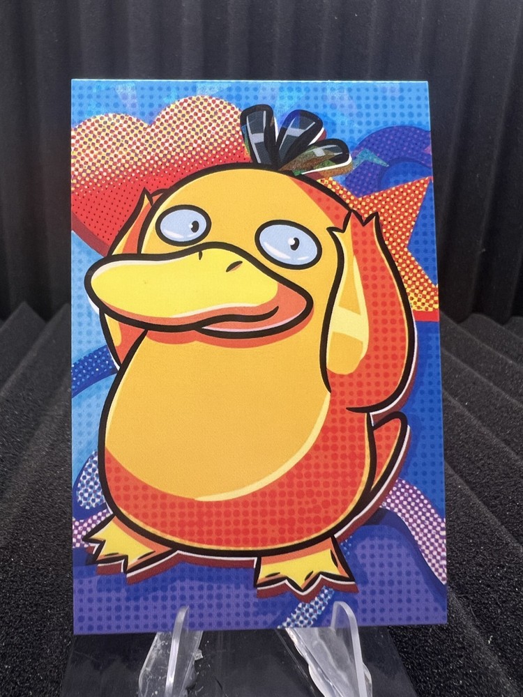 Psyduck Graffiti - Cracked Ice Holo - Electric Pikachu Card Database - Pokemon
