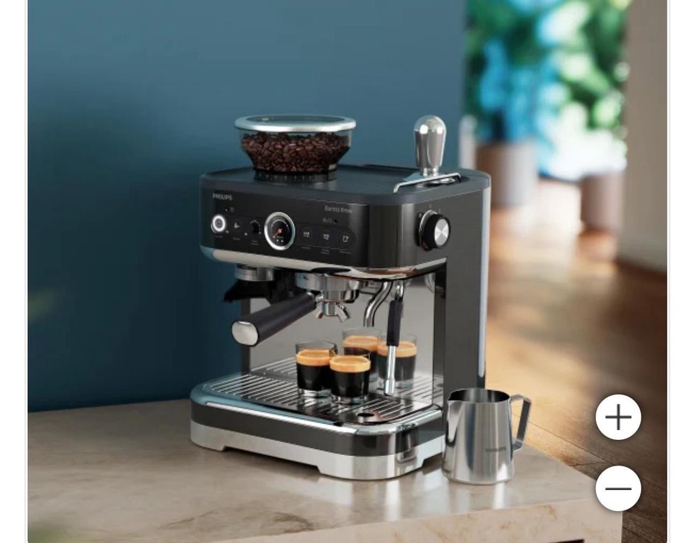 PHILIPS Barista Brew Semi-Automatic Espresso Machine for Single and Double Shots