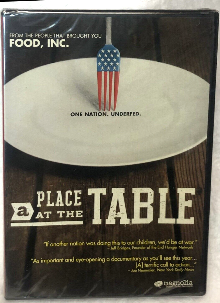 A Place at The Table DVD by Magnolia PG Food Inc Inspiring Documentary  