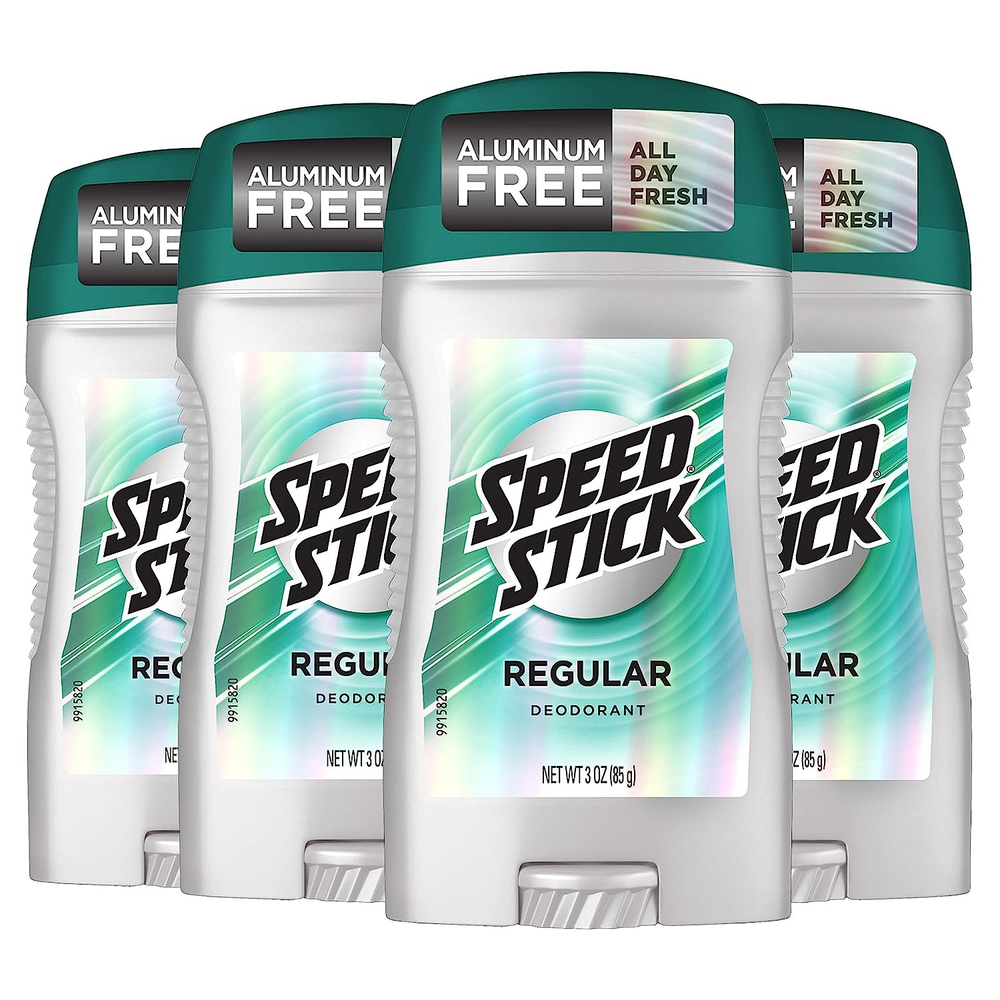 Men'S Deodorant, Regular, 3 Ounce, 4 Pack