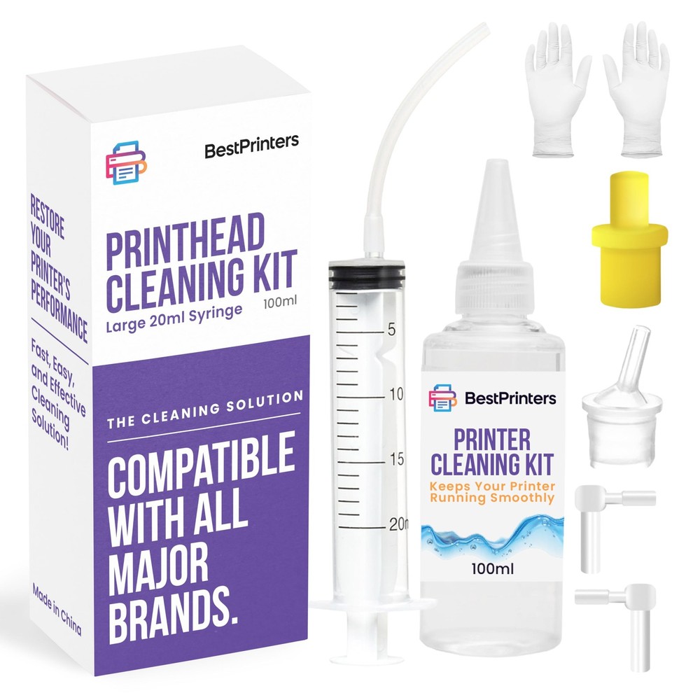 Best Epson HP Brother Printer Cleaning Kit for Inkjet Printheads
