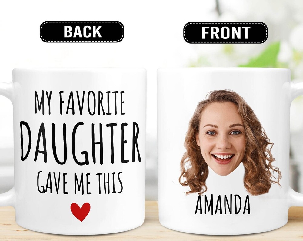Custom Mom Gift Mother Daughter Mug Custom Mug Photo Gift For Dad Father's Day