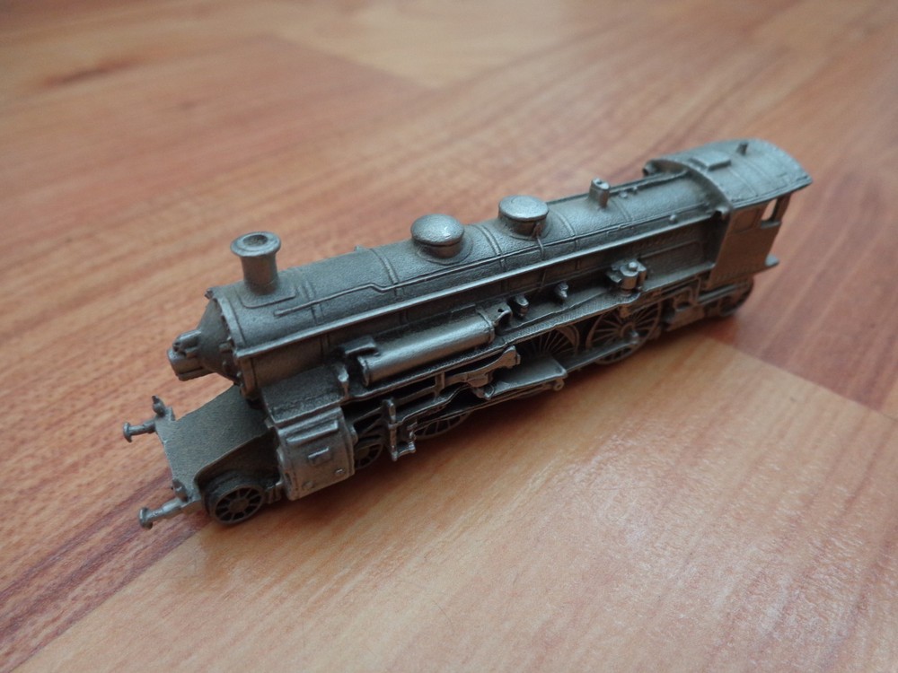 DANBURY MINT CLASSIC WORLD'S GREATEST LOCOMOTIVES CLASS S 3/6 PEWTER MODEL TRAIN