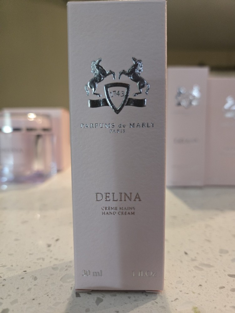 Parfums de Marly Delina Hand Cream 1 oz / 30 ml - Unused New in Box