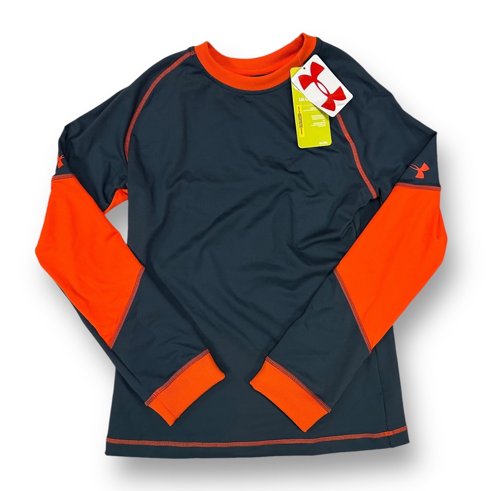 NEW! Boys Under Armour YXL Long Sleeve Shirt Size 16-18 Youth Catalyst Coldgear