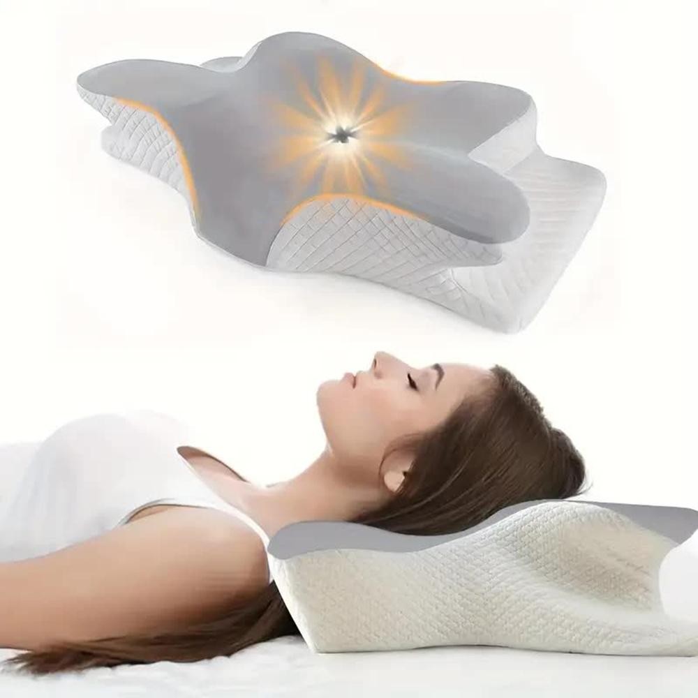Butterfly Memory Foam Cervical Pillow for Neck Pain Relief & Better Sleep